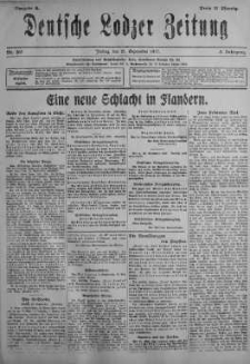 Deutsche Lodzer Zeitung 21 wrzesień 1917 nr 260