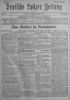 Deutsche Lodzer Zeitung 24 wrzesień 1917 nr 263