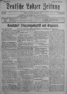 Deutsche Lodzer Zeitung 26 wrzesień 1917 nr 265