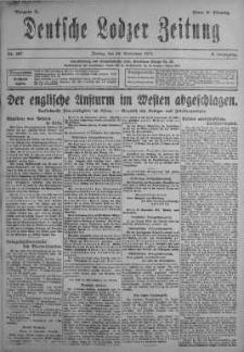 Deutsche Lodzer Zeitung 28 wrzesień 1917 nr 267