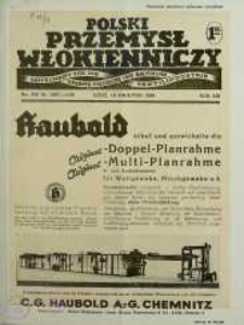 Polski Przemysł Włókienniczy 19 kwiecień R. 13. 1939 nr 233