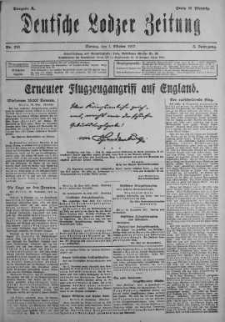 Deutsche Lodzer Zeitung 1 październik 1917 nr 270
