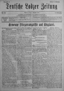 Deutsche Lodzer Zeitung 3 październik 1917 nr 272