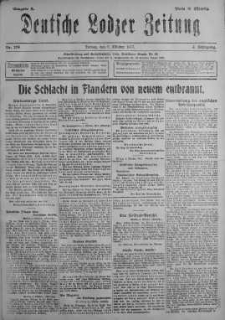 Deutsche Lodzer Zeitung 5 październik 1917 nr 274