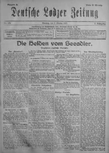 Deutsche Lodzer Zeitung 7 październik 1917 nr 276