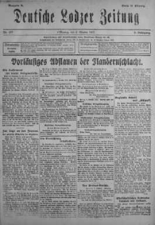 Deutsche Lodzer Zeitung 8 październik 1917 nr 277