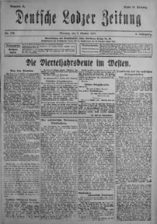 Deutsche Lodzer Zeitung 9 październik 1917 nr 278
