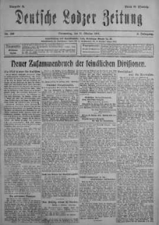 Deutsche Lodzer Zeitung 11 październik 1917 nr 280