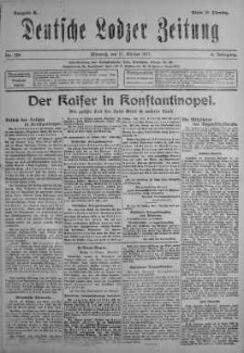 Deutsche Lodzer Zeitung 17 październik 1917 nr 286