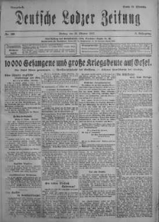 Deutsche Lodzer Zeitung 19 październik 1917 nr 288