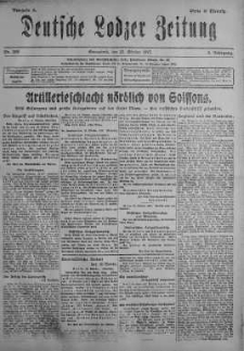 Deutsche Lodzer Zeitung 20 październik 1917 nr 289