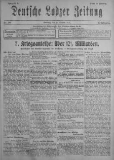 Deutsche Lodzer Zeitung 21 październik 1917 nr 290