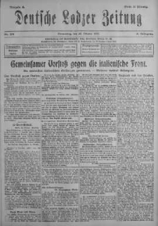 Deutsche Lodzer Zeitung 25 październik 1917 nr 294
