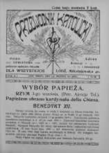 Przewodnik Katolicki : tygodnik łódzki : pismo oświatowe, polityczno-społeczno-literackie dla wszystkich 5 wrzesień R. 2. 1914 nr 36