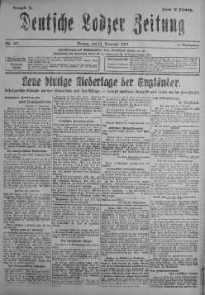 Deutsche Lodzer Zeitung 12 listopad 1917 nr 312