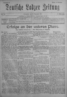 Deutsche Lodzer Zeitung 17 listopad 1917 nr 317