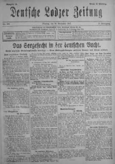 Deutsche Lodzer Zeitung 19 listopad 1917 nr 319