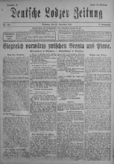 Deutsche Lodzer Zeitung 20 listopad 1917 nr 320