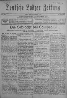 Deutsche Lodzer Zeitung 23 listopad 1917 nr 323