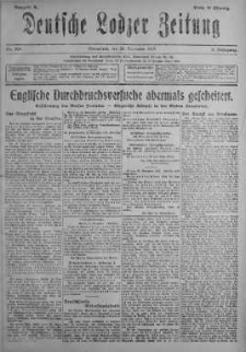 Deutsche Lodzer Zeitung 24 listopad 1917 nr 324