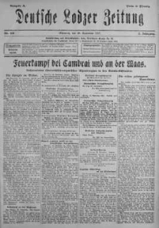 Deutsche Lodzer Zeitung 28 listopad 1917 nr 328