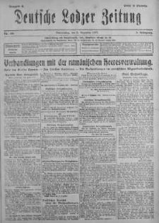 Deutsche Lodzer Zeitung 6 grudzień 1917 nr 336