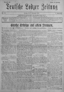 Deutsche Lodzer Zeitung 7 grudzień 1917 nr 337