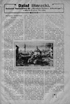 Dział literacki. Dodatek ilustrowany do "Nowego Kuriera Łódzkiego" 11 wrzesień 1915 nr 249