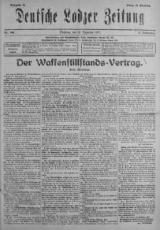 Deutsche Lodzer Zeitung 18 grudzień 1917 nr 348