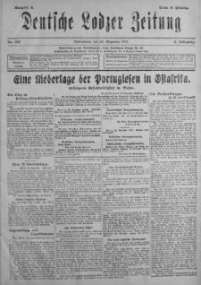 Deutsche Lodzer Zeitung 29 grudzień 1917 nr 358