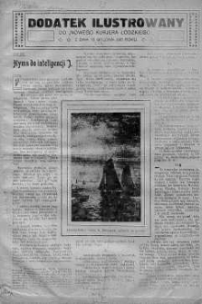 Dział literacki. Dodatek ilustrowany do "Nowego Kuriera Łódzkiego" 18 grudzień 1915 nr 346