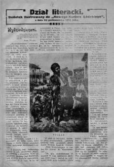 Dział literacki. Dodatek ilustrowany do "Nowego Kuriera Łódzkiego" 23 październik 1915 nr 291