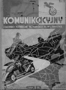 Pionier Komunikacyjny: czasopismo poświęcone motoryzacji kraju i turystyce 1939 sierpień nr 5