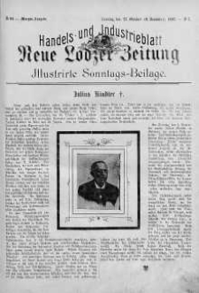 Illustrierte Sonntags Beilage: Handels und Industrieblatt. Neue Lodzer Zeitung 27 październik - 9 listopad 1902 nr 7