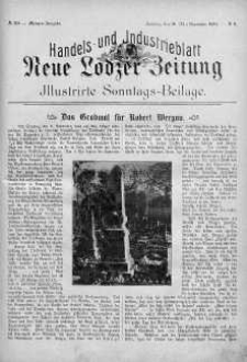 Illustrierte Sonntags Beilage: Handels und Industrieblatt. Neue Lodzer Zeitung 10 - 23 listopad 1902 nr 9