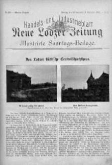Illustrierte Sonntags Beilage: Handels und Industrieblatt. Neue Lodzer Zeitung 24 listopad - 7 grudzień 1902 nr 11