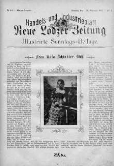 Illustrierte Sonntags Beilage: Handels und Industrieblatt. Neue Lodzer Zeitung 1-14 grudzień 1902 nr 12