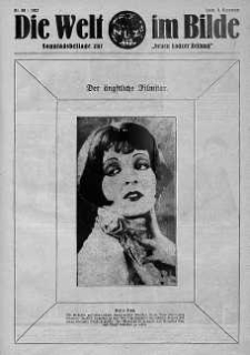 Die Welt im Bilde. Sonntagsbeilage zur "Neuen Lodzer Zeitung" 4 grudzień 1927 nr 49