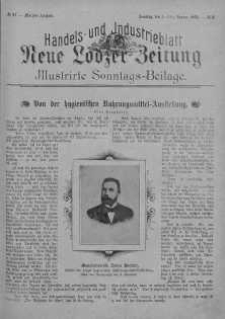 Illustrierte Sonntags Beilage: Handels und Industrieblatt. Neue Lodzer Zeitung 5 - 18 styczeń 1903 nr 3