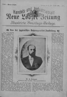 Illustrierte Sonntags Beilage: Handels und Industrieblatt. Neue Lodzer Zeitung 12 - 25 styczeń 1903 nr 4