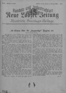 Illustrierte Sonntags Beilage: Handels und Industrieblatt. Neue Lodzer Zeitung 19 styczeń - 1 luty 1903 nr 5