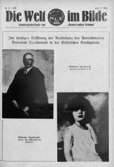 Die Welt im Bilde. Sonntagsbeilage zur "Neuen Lodzer Zeitung" 11 marzec 1928 nr 11