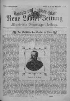 Illustrierte Sonntags Beilage: Handels und Industrieblatt. Neue Lodzer Zeitung 16 - 29 marzec 1903 nr 13