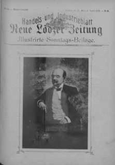 Illustrierte Sonntags Beilage: Handels und Industrieblatt. Neue Lodzer Zeitung 23 marzec - 5 kwiecień 1903 nr 14