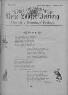 Illustrierte Sonntags Beilage: Handels und Industrieblatt. Neue Lodzer Zeitung 30 marzec - 12 kwiecień 1903 nr 15