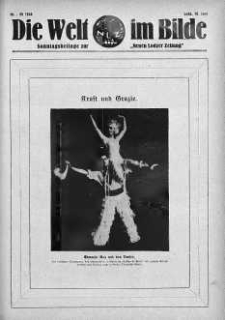 Die Welt im Bilde. Sonntagsbeilage zur "Neuen Lodzer Zeitung" 10 czerwiec 1928 nr 24