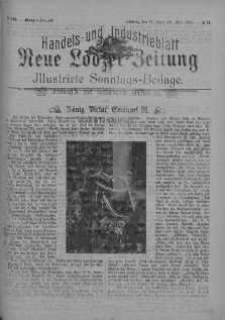 Illustrierte Sonntags Beilage: Handels und Industrieblatt. Neue Lodzer Zeitung 27 kwiecień - 10 maj 1903 nr 19