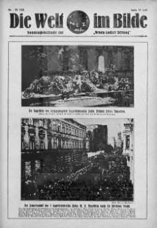 Die Welt im Bilde. Sonntagsbeilage zur "Neuen Lodzer Zeitung" 17 czerwiec 1928 nr 25
