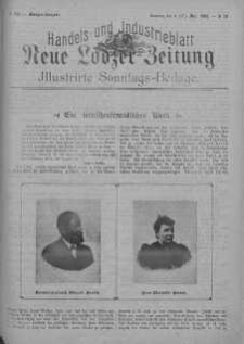 Illustrierte Sonntags Beilage: Handels und Industrieblatt. Neue Lodzer Zeitung 4 - 17 maj 1903 nr 20