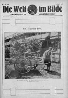 Die Welt im Bilde. Sonntagsbeilage zur "Neuen Lodzer Zeitung" 8 lipiec 1928 nr 28